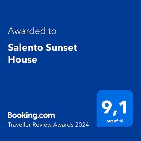 Villa Salento Sunset House Pulsano Exterior foto